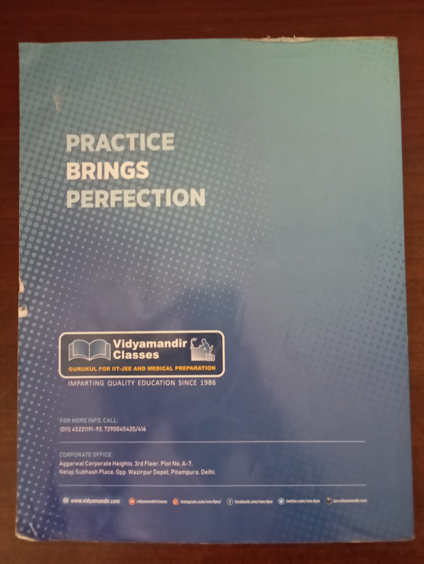 VMC CHEMISTRY WORKBOOK 7