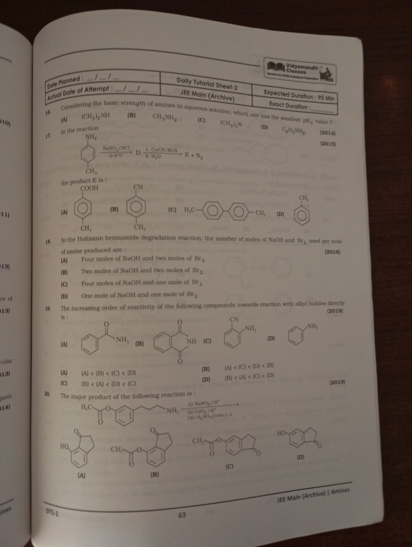 VMC CHEMISTRY WORKBOOK 7