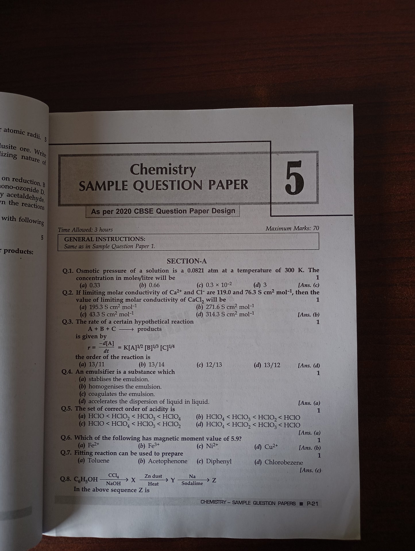 SHIVDAS CHEMISTRY PYQs FOR CLASS 12th
