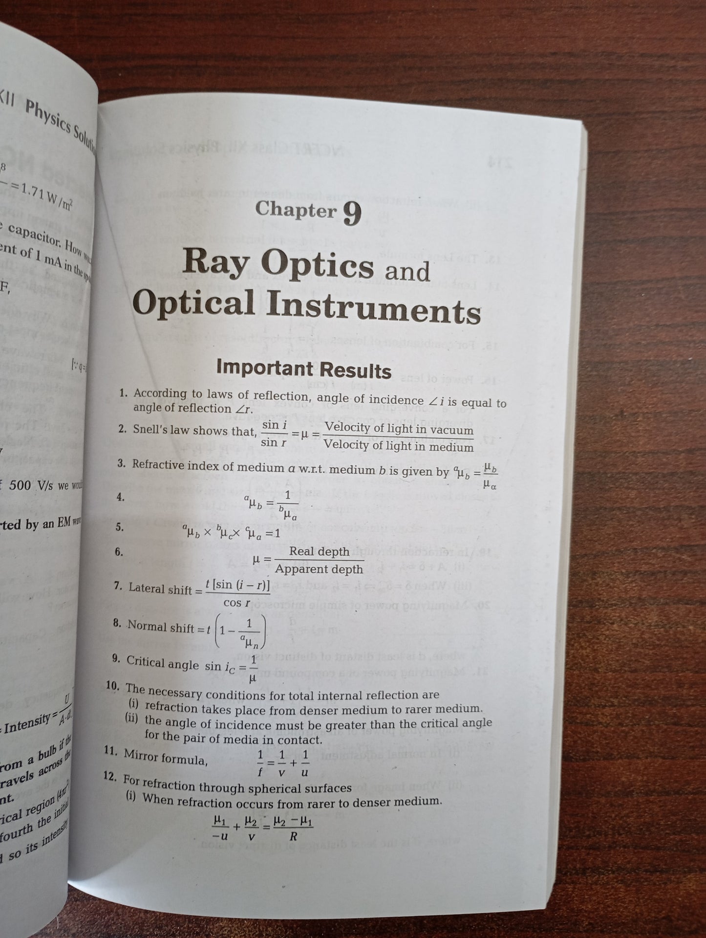 NCERT CLASS 12 SOLUTIONS FOR PHYSICS