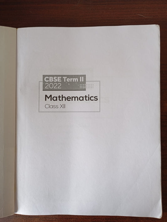 ARIHANT MATHEMATICS FOR CBSE CLASS 12