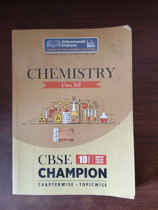 MTG CBSE CHAMPIONS CHEMISTRY 2019 EDITION