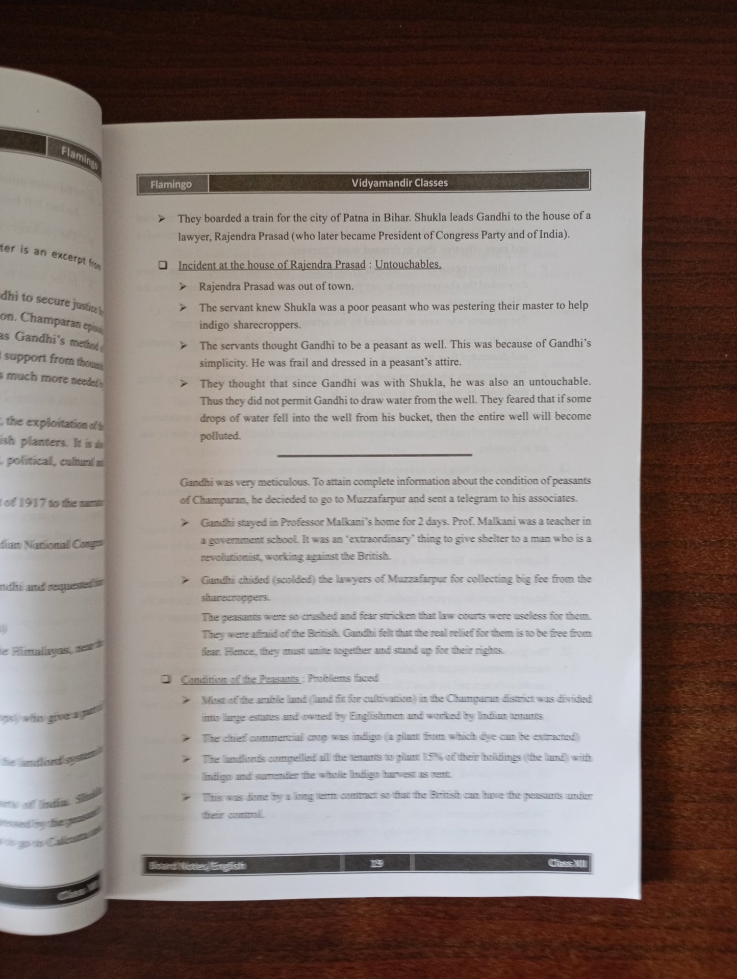 VMC ENGLISH CLASS 12 BOARD NOTES