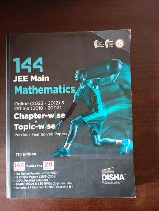DISHA PUBLICATIONS JEE MAIN MATHEMATICS PYQs